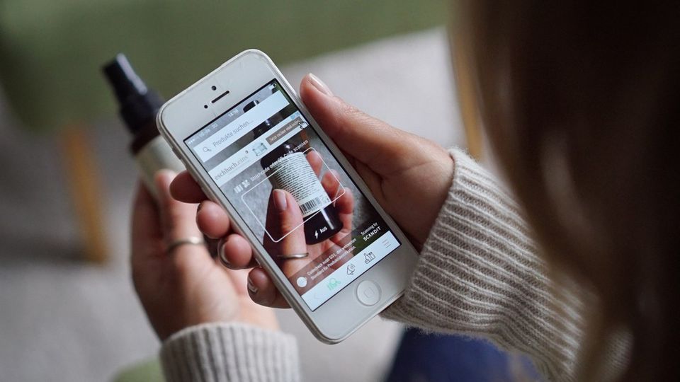 Blick auf die App Codecheck Blick auf die App Codecheck