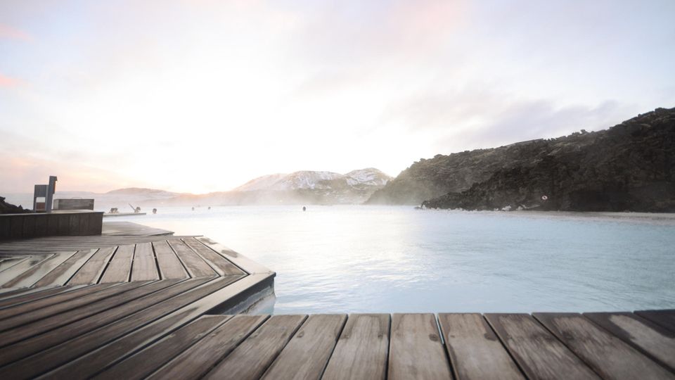 Kurbad und heiße Quelle auf Island Kurbad und heiße Quelle auf Island