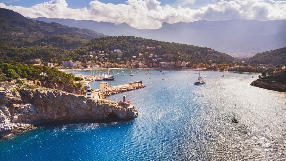Blick auf Port de Sóller Blick auf Port de Sóller