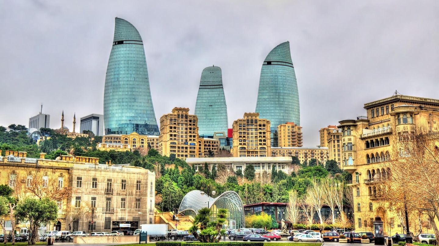 Stadtzentru von Baku
