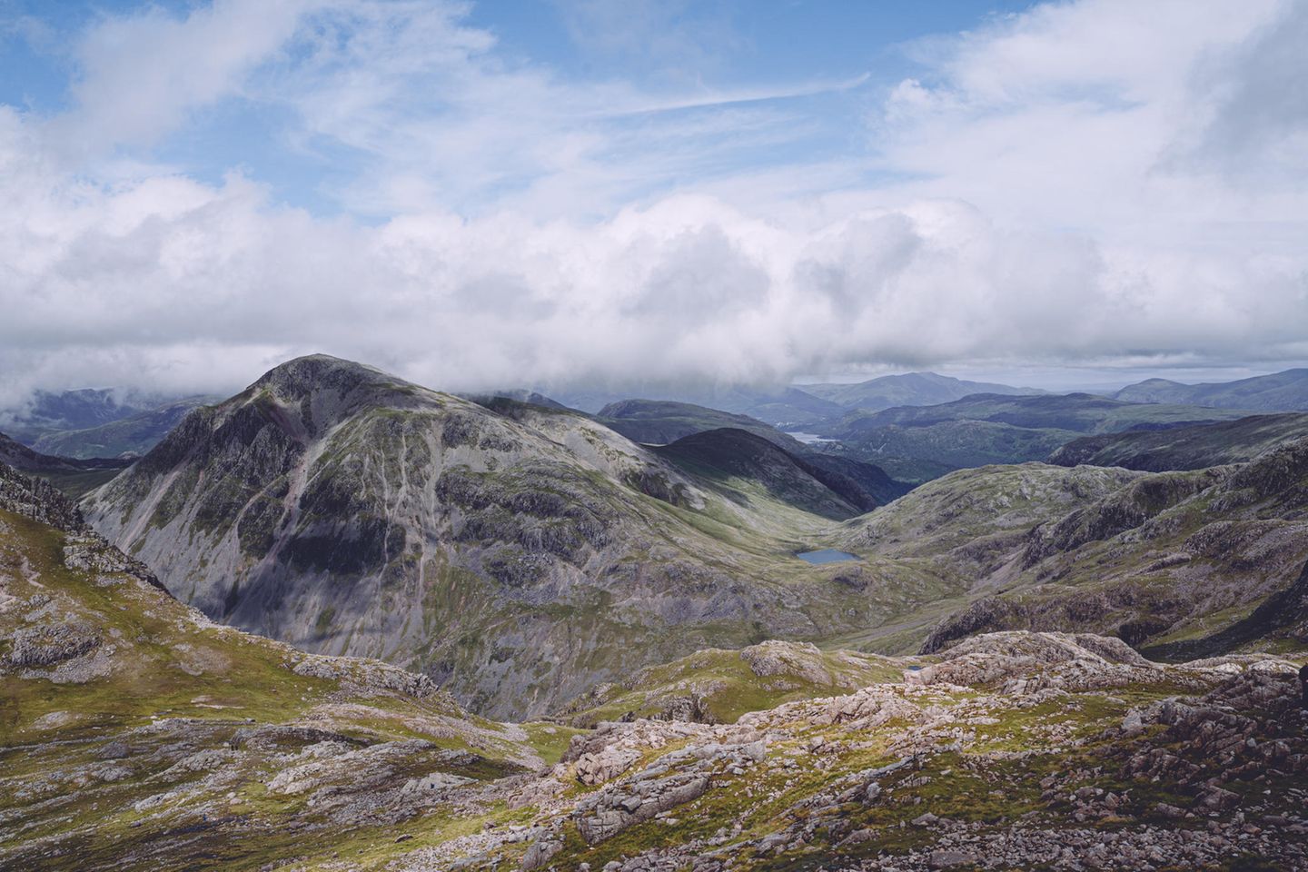 Blick vom Scafell Pike im Lake District National Park