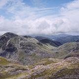Blick vom Scafell Pike im Lake District National Park