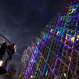 Lichtinstallation  Glow 2019 Contour von Michael Suk