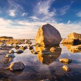 Findlinge auf Kasmu, Halbinsel im Lahemaa Nationalpark