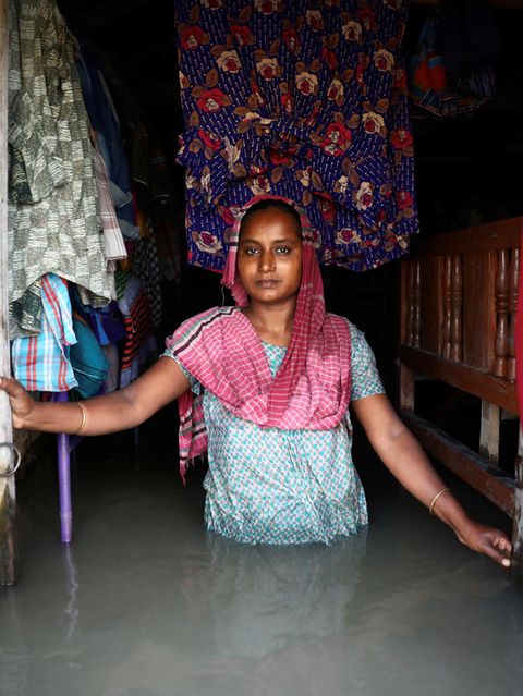 In Bangladesch werden küstennahe Gebiete bereits immer wieder überflutet – so wie hier im Juli 2020