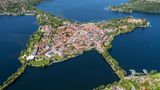Luftbild von Ratzeburg und dem Ratzeburger See