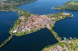 Luftbild von Ratzeburg und dem Ratzeburger See