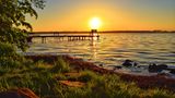 Sonnenuntergang am Arendsee
