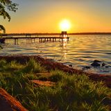 Sonnenuntergang am Arendsee
