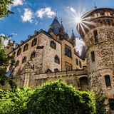 Schloss Wernigerode mit Sonnenschein