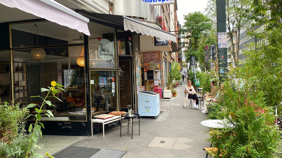 Süße Erinnerung auf der Brunnenstraße in Düsseldorf