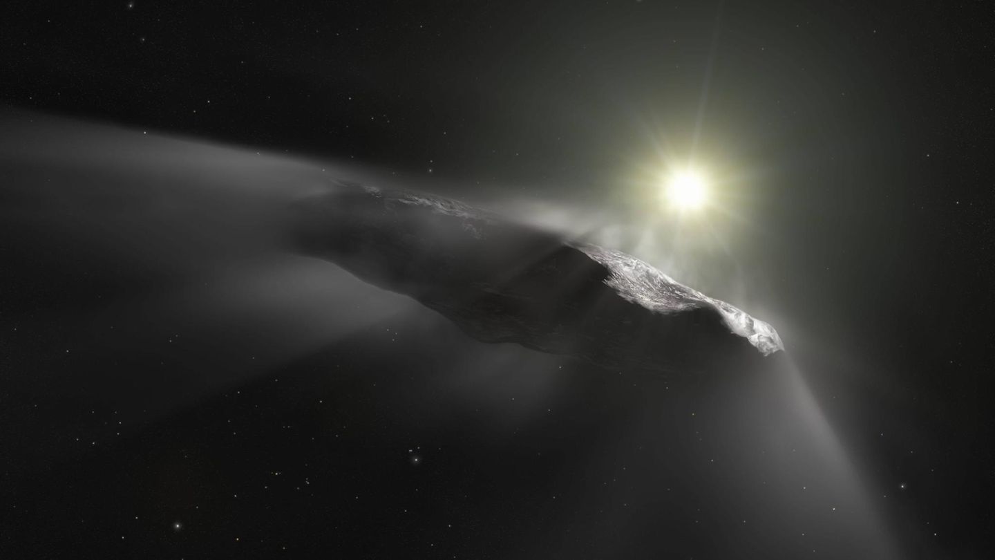 Oumuamua, das erste bei uns entdeckte interstellare Objekt