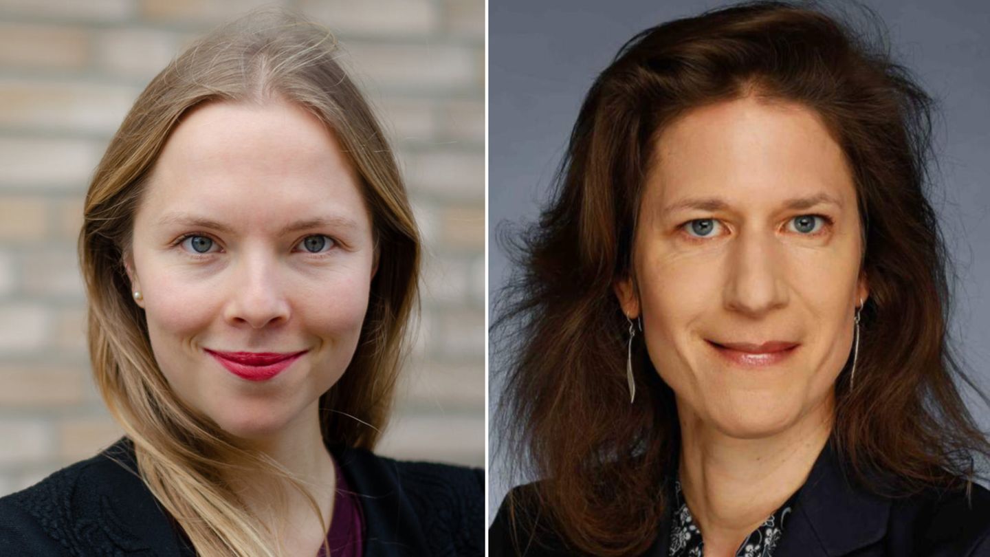 Die Psychologinnen Lena Müller (l.) und Myriam Bechtoldt engagieren sich bei den Psychologists for Future