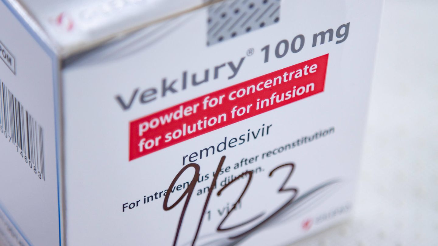 Medikamentenpackung von Remdesivir