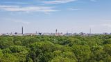 Blick auf Leipzig vom Aussichtsturm Rosental