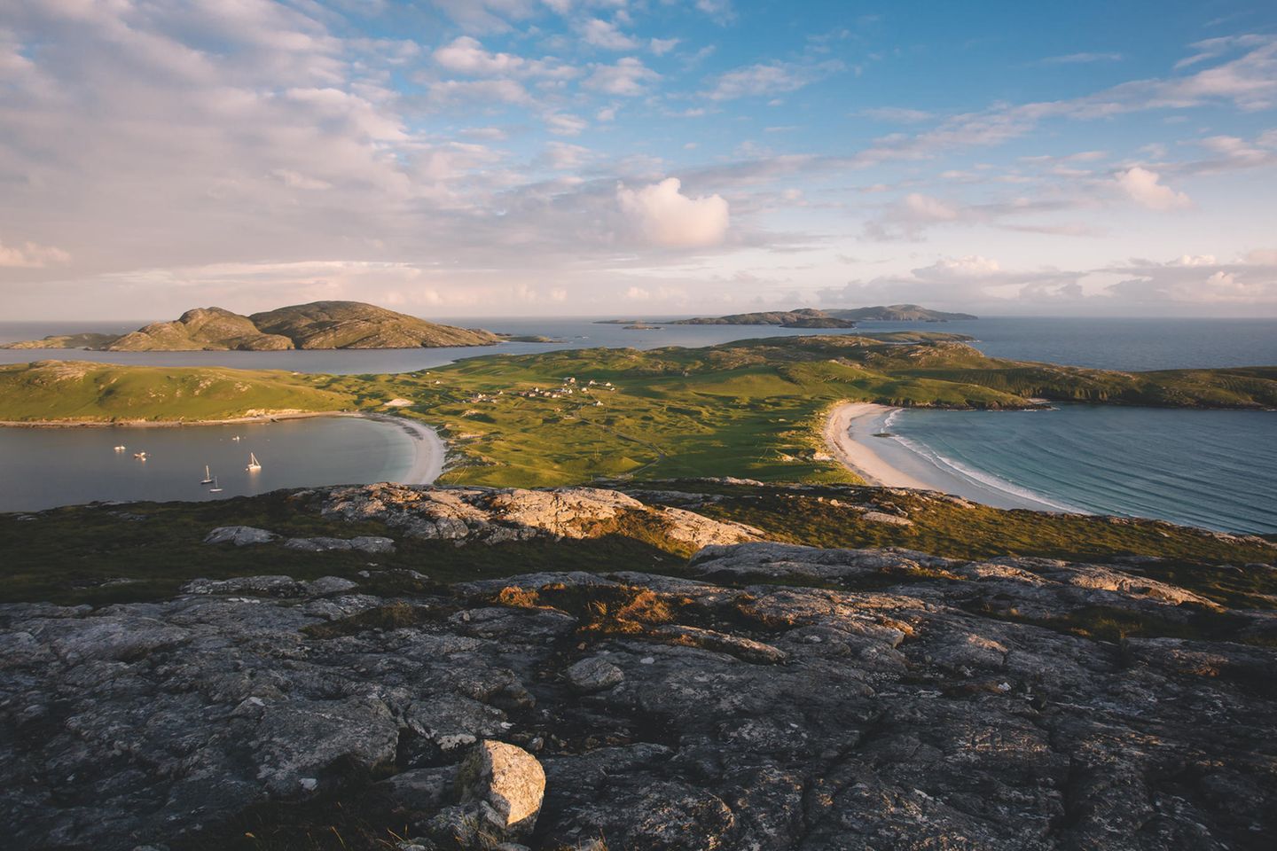 Vatersay: Die kleine Schwester von Barra Vatersay, schottische Insel nahe Barra