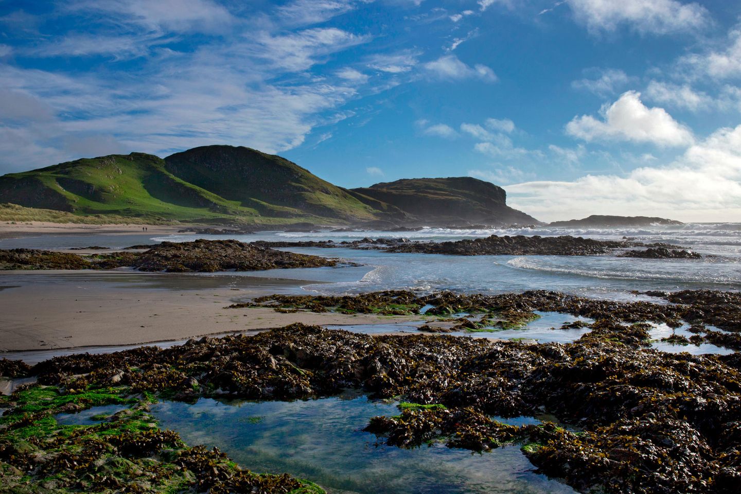 Kenavara Bay auf der Insel Tiree, Innere Hebriden