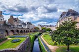 Mittelalterliche Stadtmauern von Vannes, Frankreich