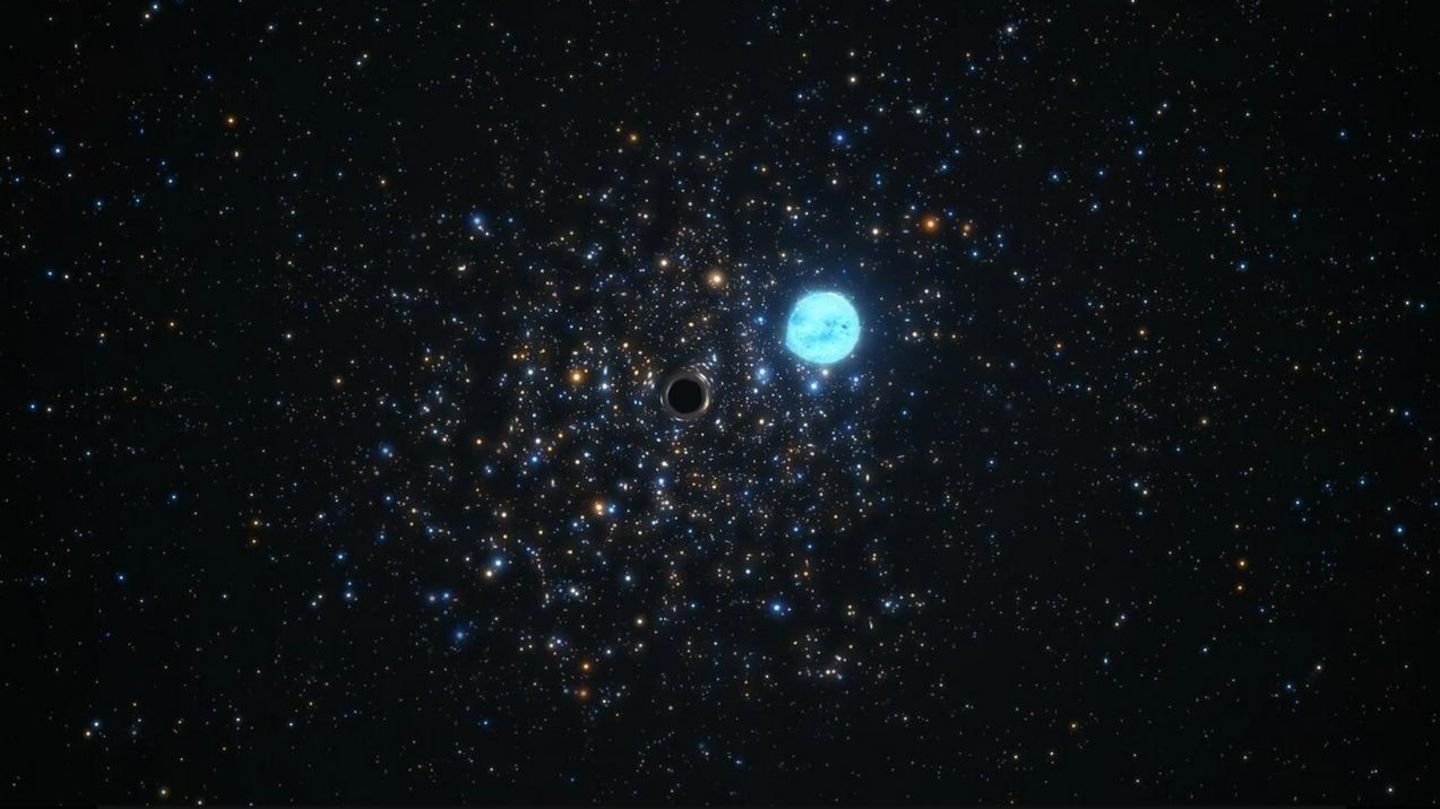 Schwarzes Loch in NGC 1850 Schwarzes Loch in NGC 1850