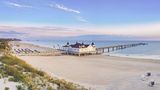Strand von Kaiserbad Ahlbeck mit Seebrücke