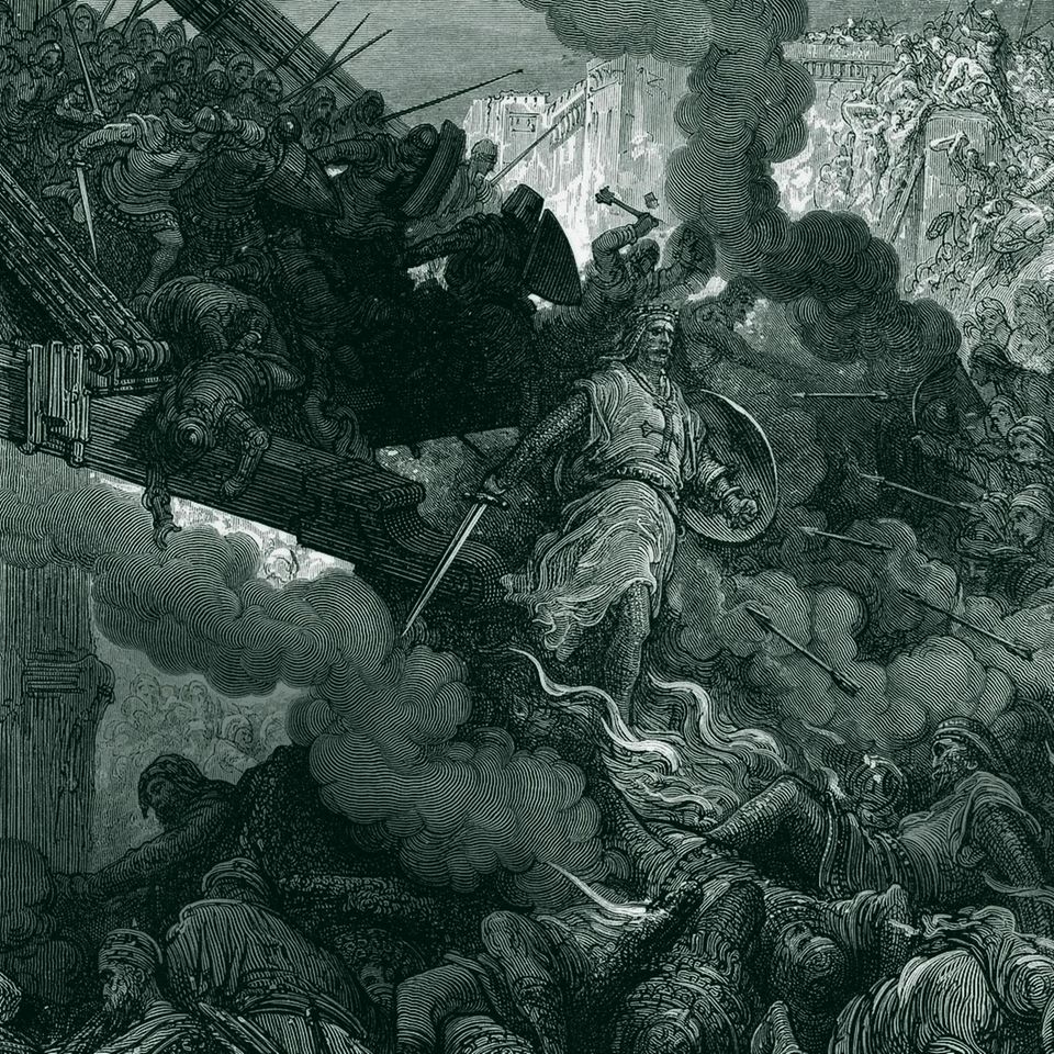 Im Jahr 1095 ruft Papst Urban II. die Christen zu einem Glaubenskampf auf: Sie sollen in einem gottgewollten Krieg gegen die Muslime das heilige Jerusalem befreien. Am 15. Juli 1099 stürmen die Ritter die Mauern der Heiligen Stadt. Es folgt eine der brutalsten Plünderungen einer an Brutalitäten reichen Zeit.