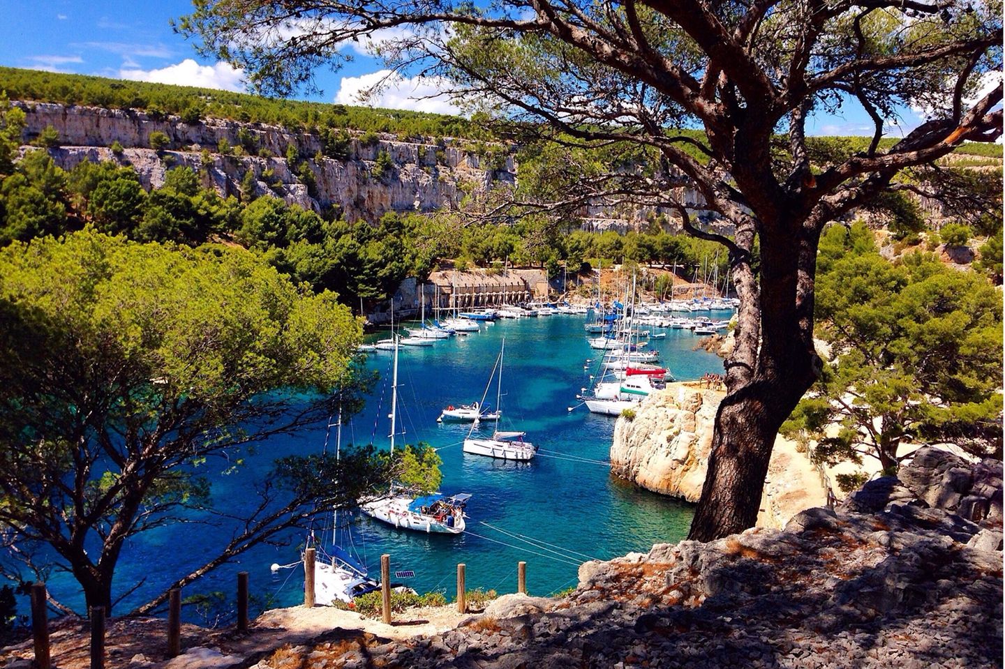 Blick auf die Calanque de Port-Miou im Calanques-Nationalpark