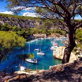 Blick auf die Calanque de Port-Miou im Calanques-Nationalpark