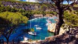 Blick auf die Calanque de Port-Miou im Calanques-Nationalpark