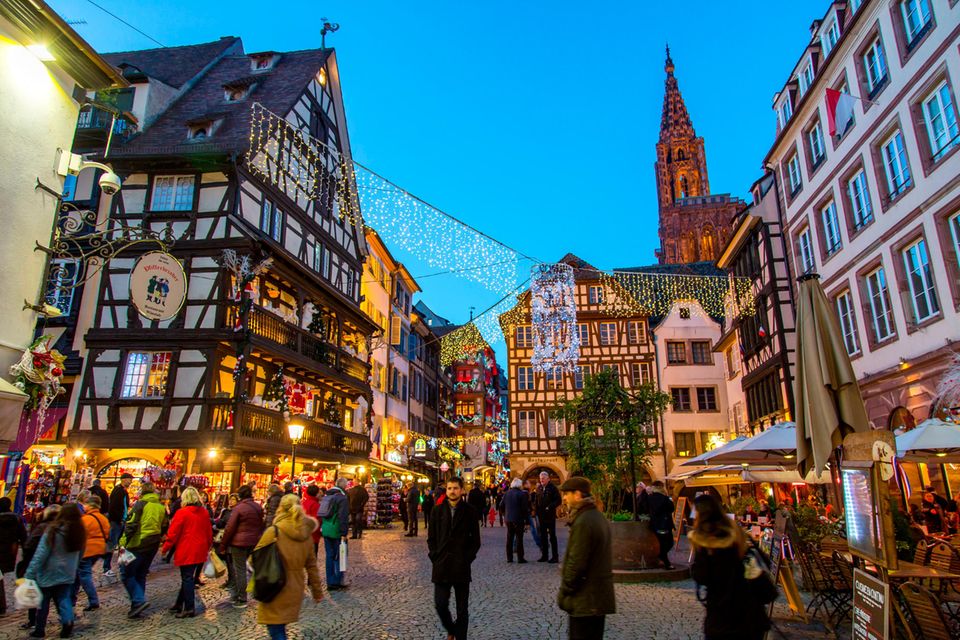 Weihnachtszauber in der Altstadt von Straßbourg