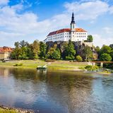 Schloss Decin an der Elbe