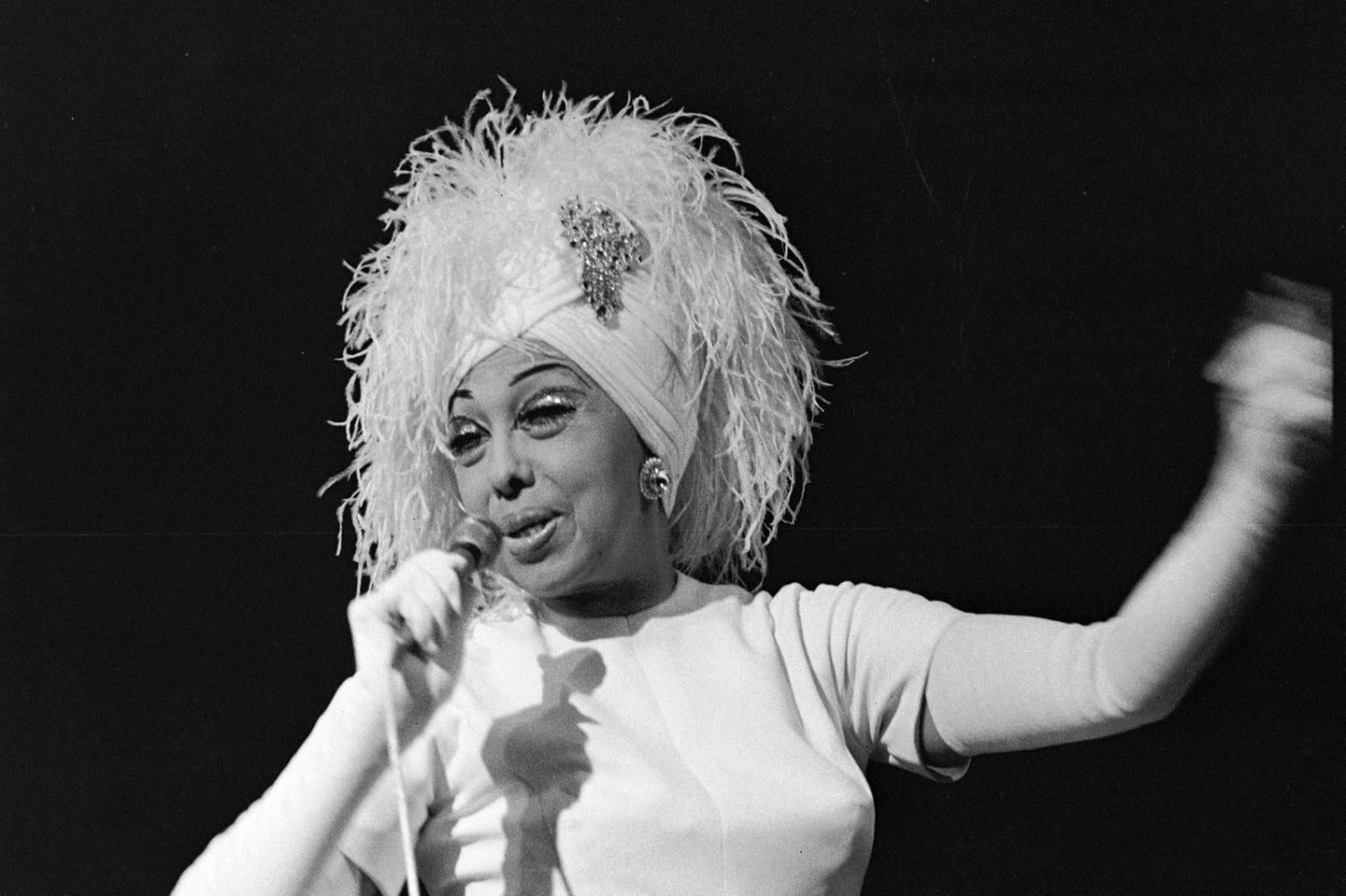 American-born French dancer, singer and actress Josephine Baker performs in Prague, Czechoslovakia, June 9, 1970. (CTKxPhoto/JirixKaras) CTKPhotoFO00288344 PUBLICATIONxINxGERxSUIxAUTxONLY  American Born French Dancer Singer and actress Josephine Baker performs in Prague Czechoslovakia June 9 1970 CTKxPhoto JirixKaras  PUBLICATIONxINxGERxSUIxAUTxONLY  