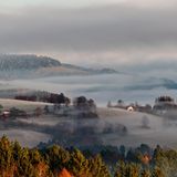 01.12.2021      "Kurz nach Sonnenaufgang im Wechselgebiet bei Mönichkirchen in Niederösterreich. Der Nebel zieht durch die Täler und erzeugt eine mystische Stimmung, die ich versucht habe im Bild festzuhalten. Das relativ frühe Aufstehen an einem Sonntag im November 2021 hat sich für diesen Anblick definitiv gelohnt."      Kamera: Canon EOS 750D, Objektiv Canon EF 70-300mm f/4.0-5.6, NISI Landschaftspolfilter und Stativ. ISO 100 f8 1/40sek 178mm  Mehr Fotos von Thomas Lange