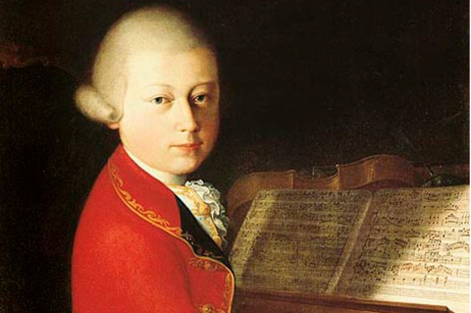 Wunderknabe: Mozart im Alter von 14