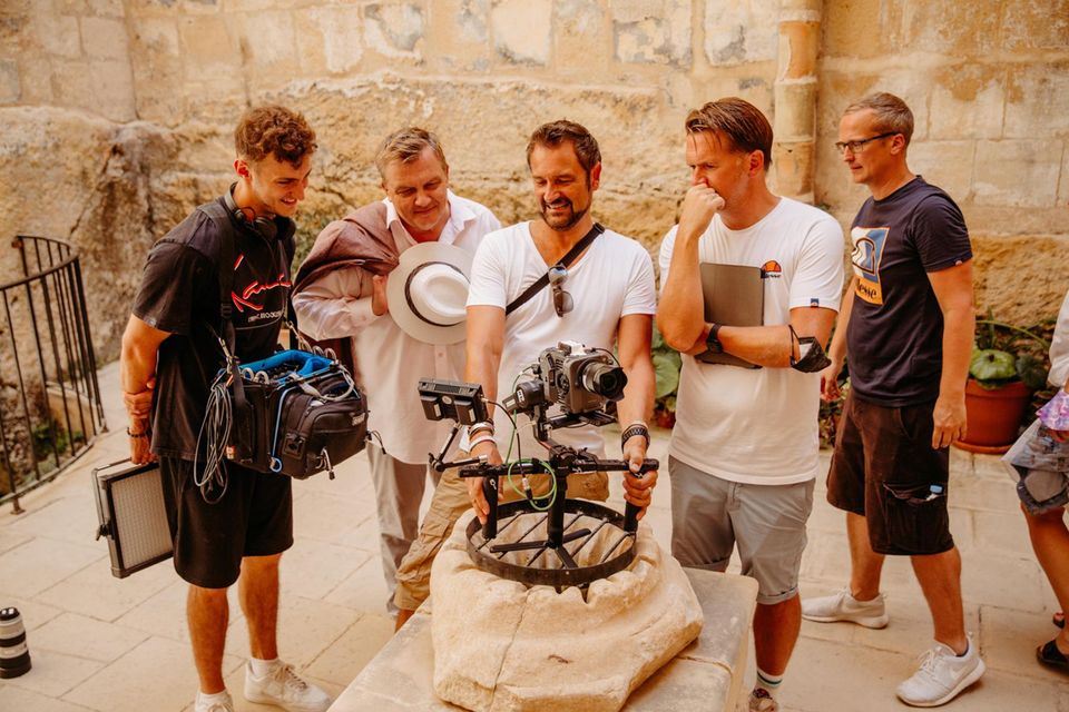 Hape und sein Filmteam