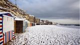 Strand von Broadstairs im Winter