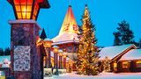Weihnachtsdorf in Rovaniemi in Finnland