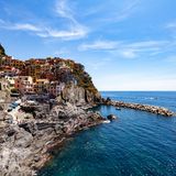 Bute Häuser in Manarola