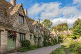 Kleine Steinhäuser in Bilbury England