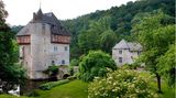 Schloss im Dorf Crupet in Belgien