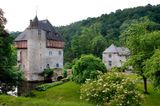 Schloss im Dorf Crupet in Belgien