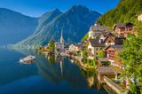 Blick auf das Dorf Hallstatt