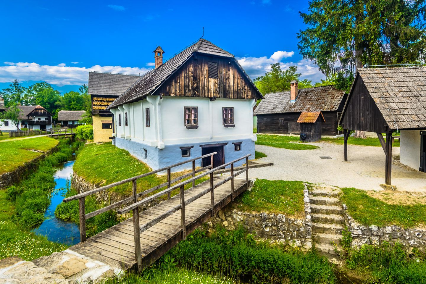 Szenerie in Kumrovec