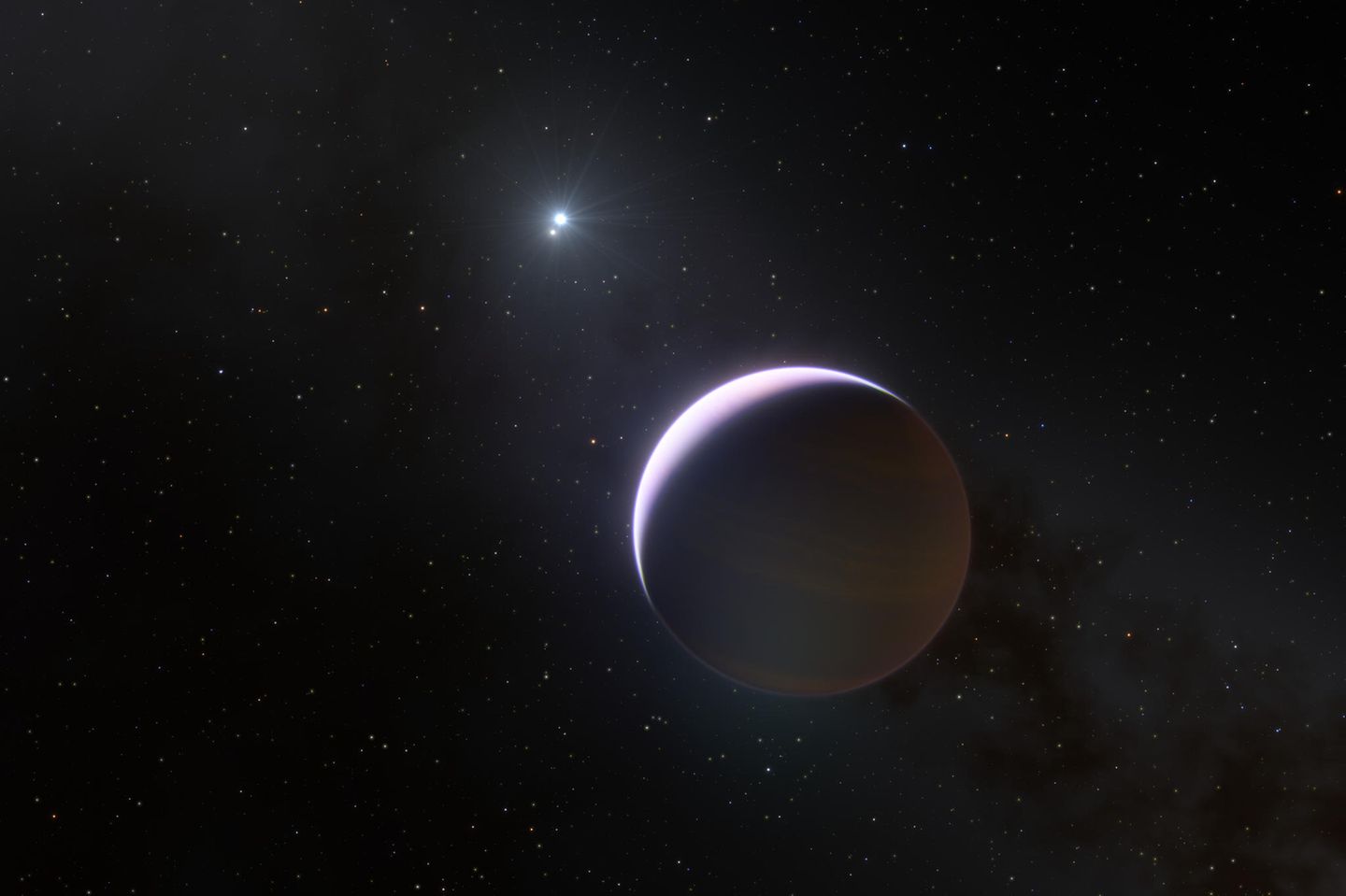 Der Planet b Centauri b umkreit ein Doppelsternsystem