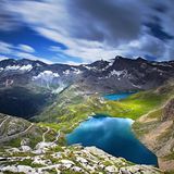 Blick von oben auf den Gran Paradiso Nationalpark