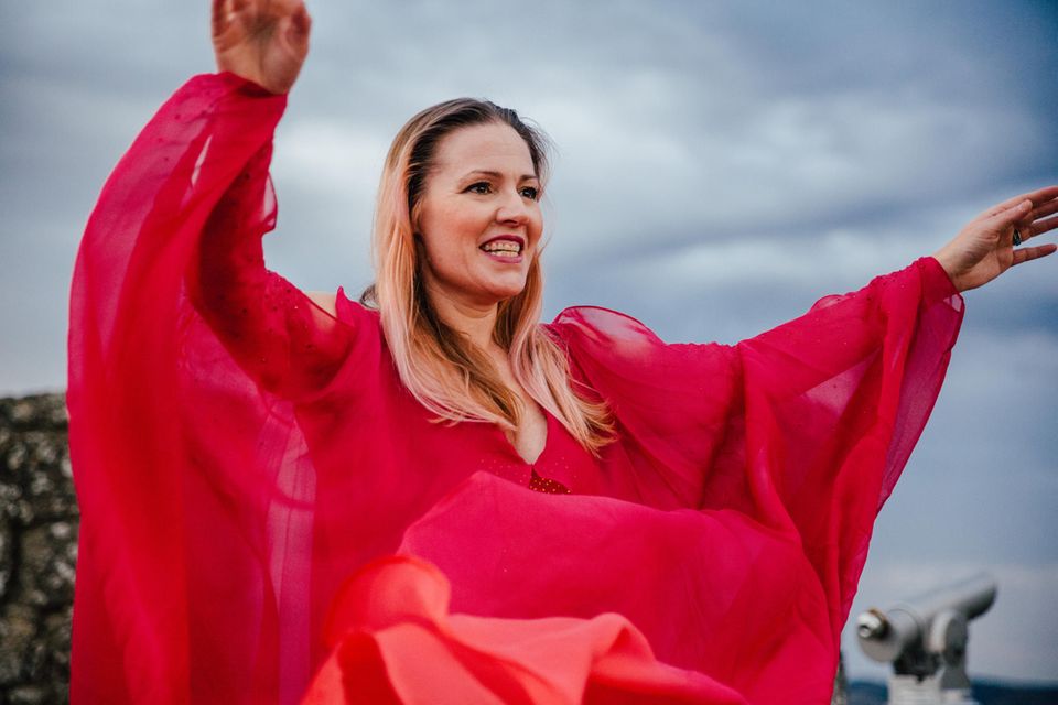 Sängerin Valentina Monetta Sängerin Valentina Monetta