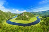 Canyon des Flusses Rijeka Crnojevica in Montenegro