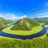 Canyon des Flusses Rijeka Crnojevica in Montenegro