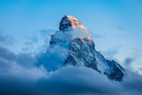 Für die Messung wurden Seismometer unter anderem direkt am Gipfel des Matterhorns installiert