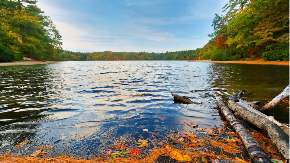 Walden-See im Herbst