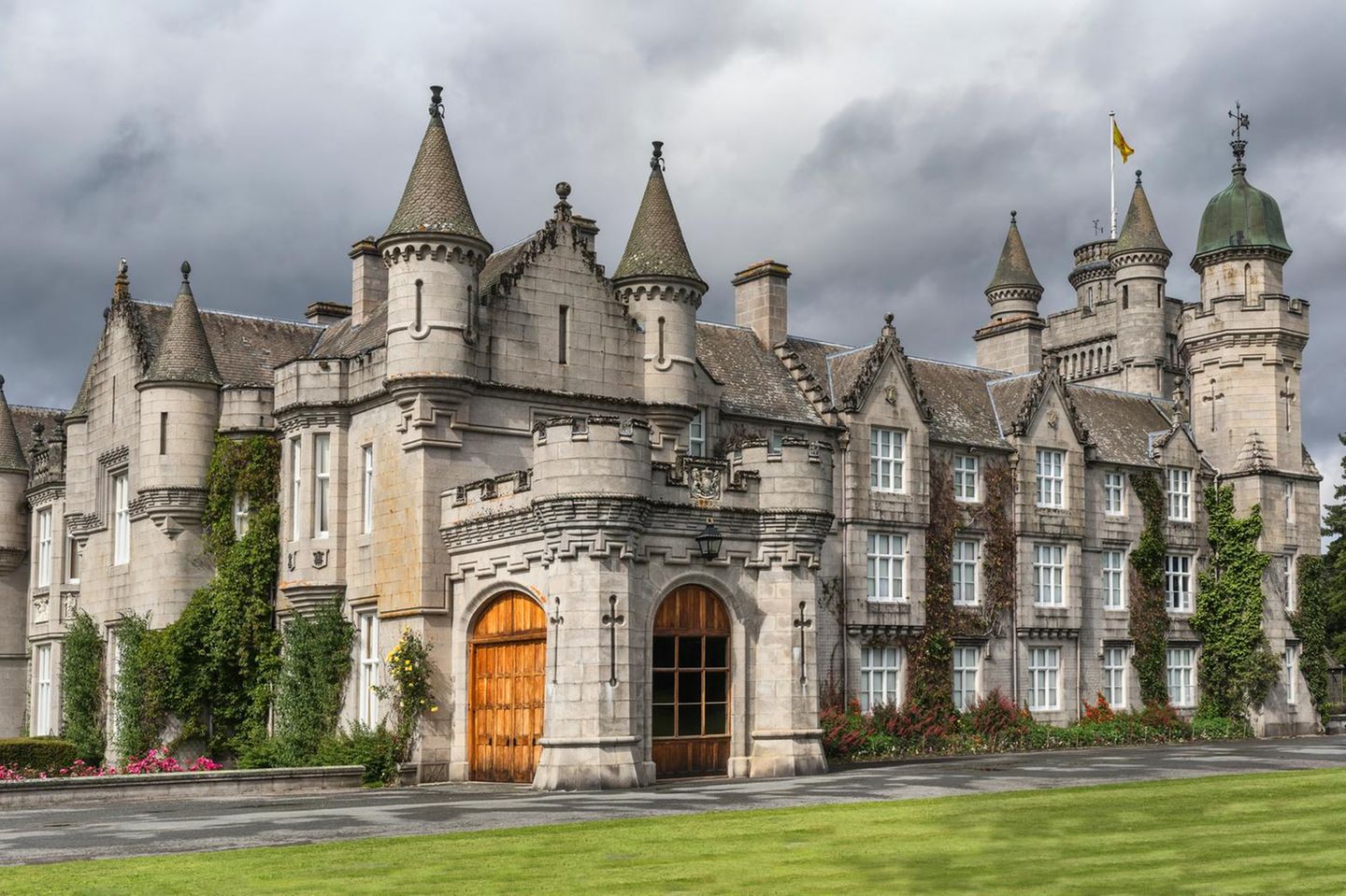 Balmoral Castle im Cairngorms Nationalpark, Schottland